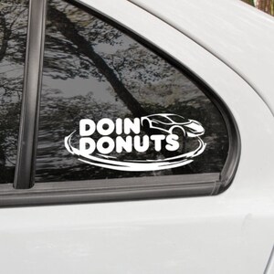 Doin Donuts Decal | Car sticker | Drift Burnout