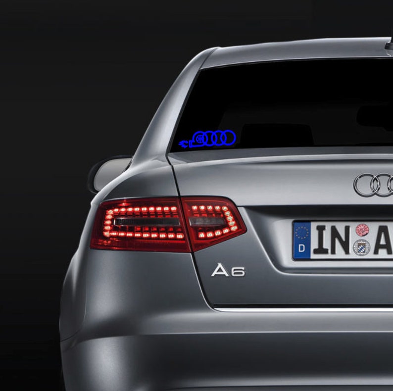 Turbo Audi Decal | Audi Emblem Logo | Vinyl Sticker | Laptop, Car ...