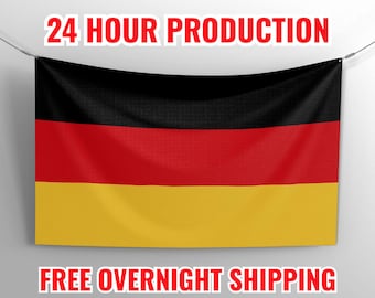 Flag Of Germany Banner | German Banner | Premium 13oz Vinyl Banner | Printed Germany Flag | German Pride | Printed Hanging Wall Banner |