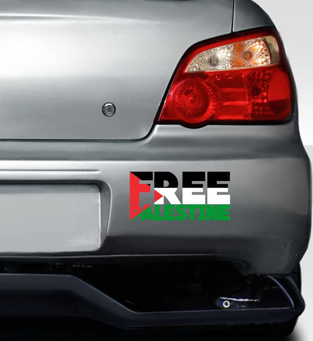 Free Palestine Decal Palestine Flag Sticker Pray for Palestine Bumper