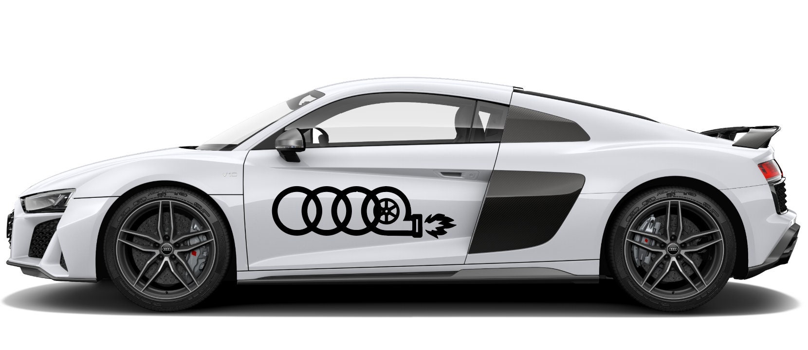 Turbo Audi Decal | Audi Emblem Logo | Vinyl Sticker | Laptop, Car ...