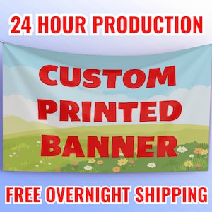 Pancarta de vinilo personalizada de 13 oz, impresa a todo color, para eventos, cumpleaños, negocios, bodas, publicidad, impermeable, resistente a los rayos UV, para interiores y exteriores.
