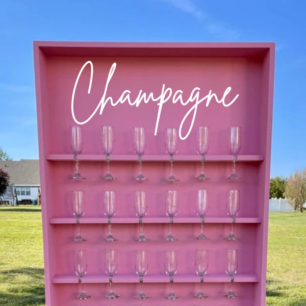 Champagne Decal | Champagne Sign | Celebration Wall Sticker | Event | Bubbly Drinks | Cheers | Party Display | Baby Shower | Bridal Shower |