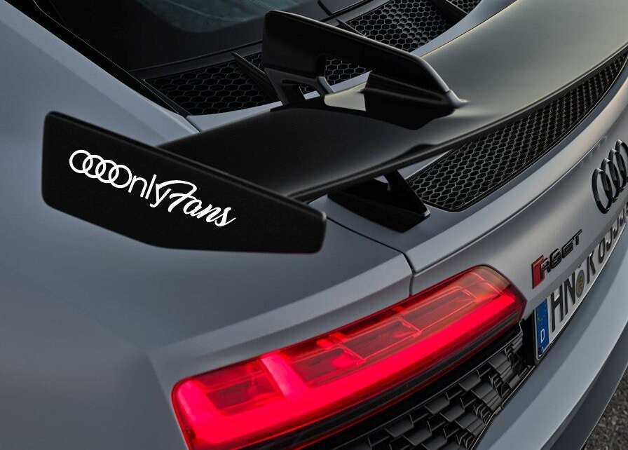 Audi Vip Sticker Audi Fans Car Decal | Audi Sticker | Onlyfans | Audi Emblem Logo ...