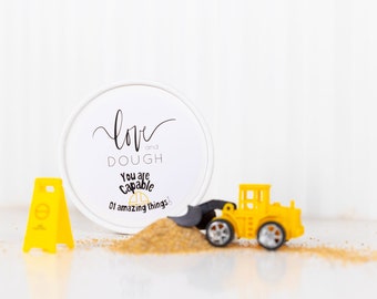 Construction Play Dough Kit, Construction Kit, Construction Sensory Play, Play Dough Kit, Mini Play Dough Kit, Sensory Play, Sensory Kits