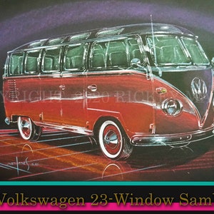 VW T1 Transporter SAMBA regalo idea llave furgoneta Accesorios Hippy Camper  Metal NEGRO