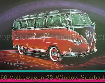 1960 VOLKSWAGEN 23-Window SAMBA Bus