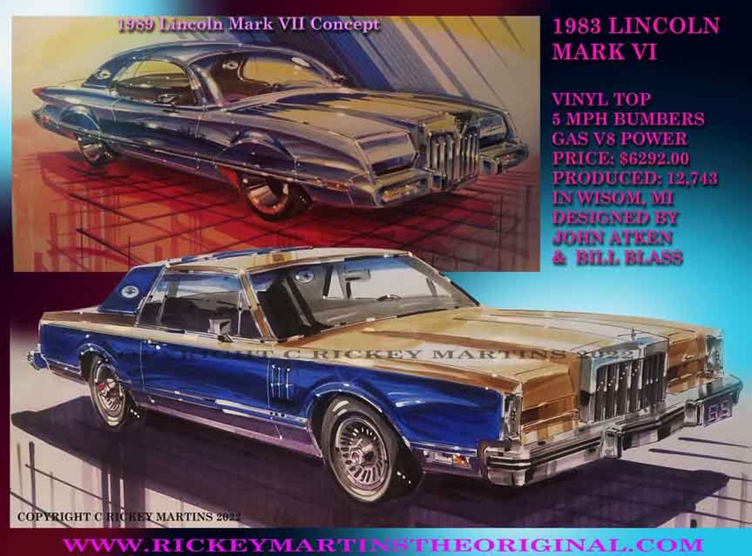 1983 Lincoln Mark VI Etsy