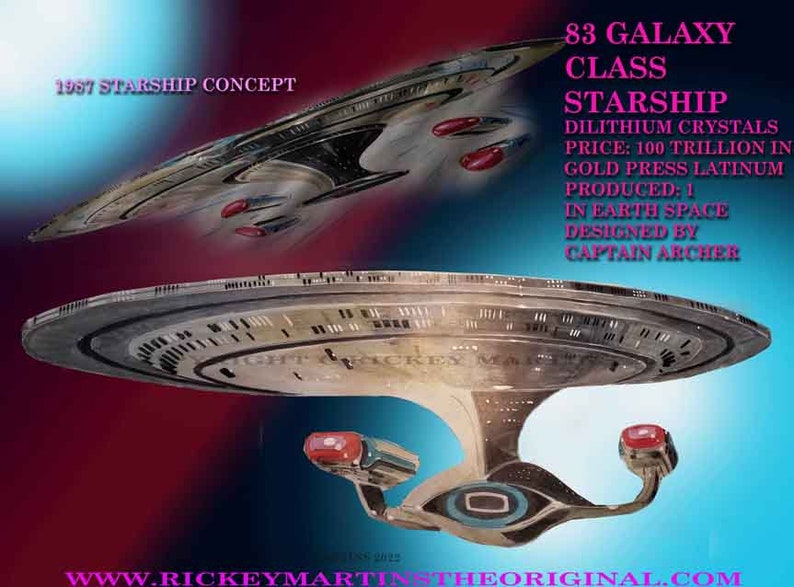 1983 Galaxy Class Starship image 1