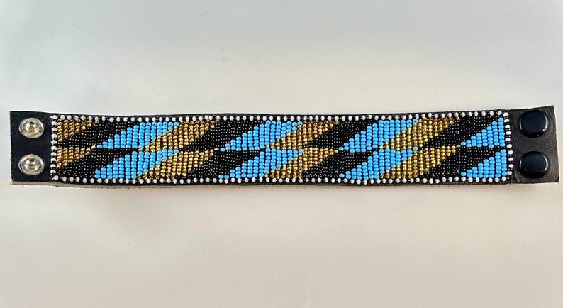 Slanted Zig Zag Cuff Bracelets image 9