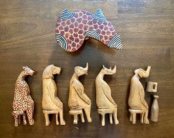 Safari Animals with Table