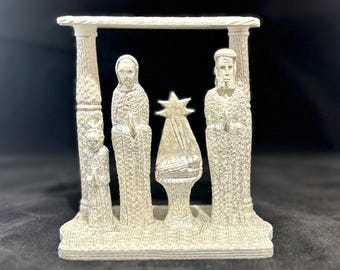 Hand-Carved Single Piece Nativity Sets