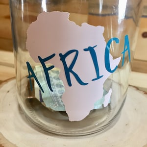 Cotton Candy und Azurblaue Afrika Reise Fund Dose