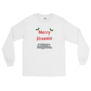 Męska koszulka z długim rękawem Merry Streamin&#39;