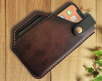 Custom Sized Cell Phone Holster, With magnetic closure + FREE PERSONALIZATION