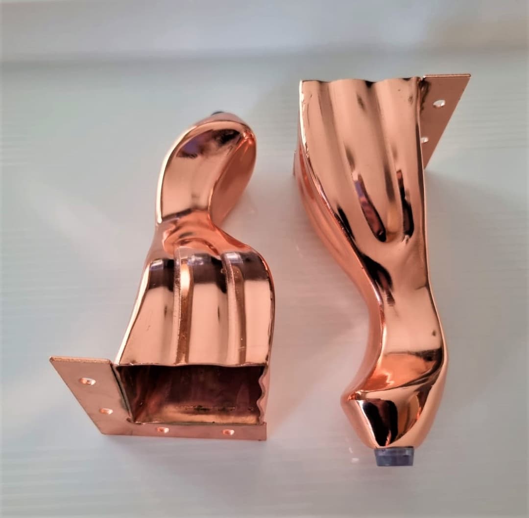 Rose Gold Metal Legs Sofa Legs Replacement Metal Legs Furniture Legs
