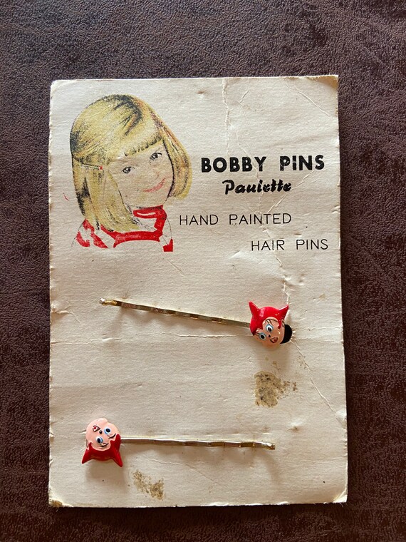Paulette Hand Painted Bobby Pins