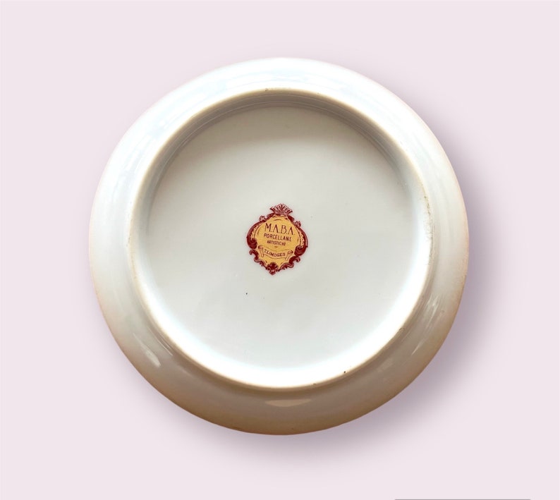 22K Gold Limoges France Miniature Angles Plates, Chunky Cherubs Plates ...