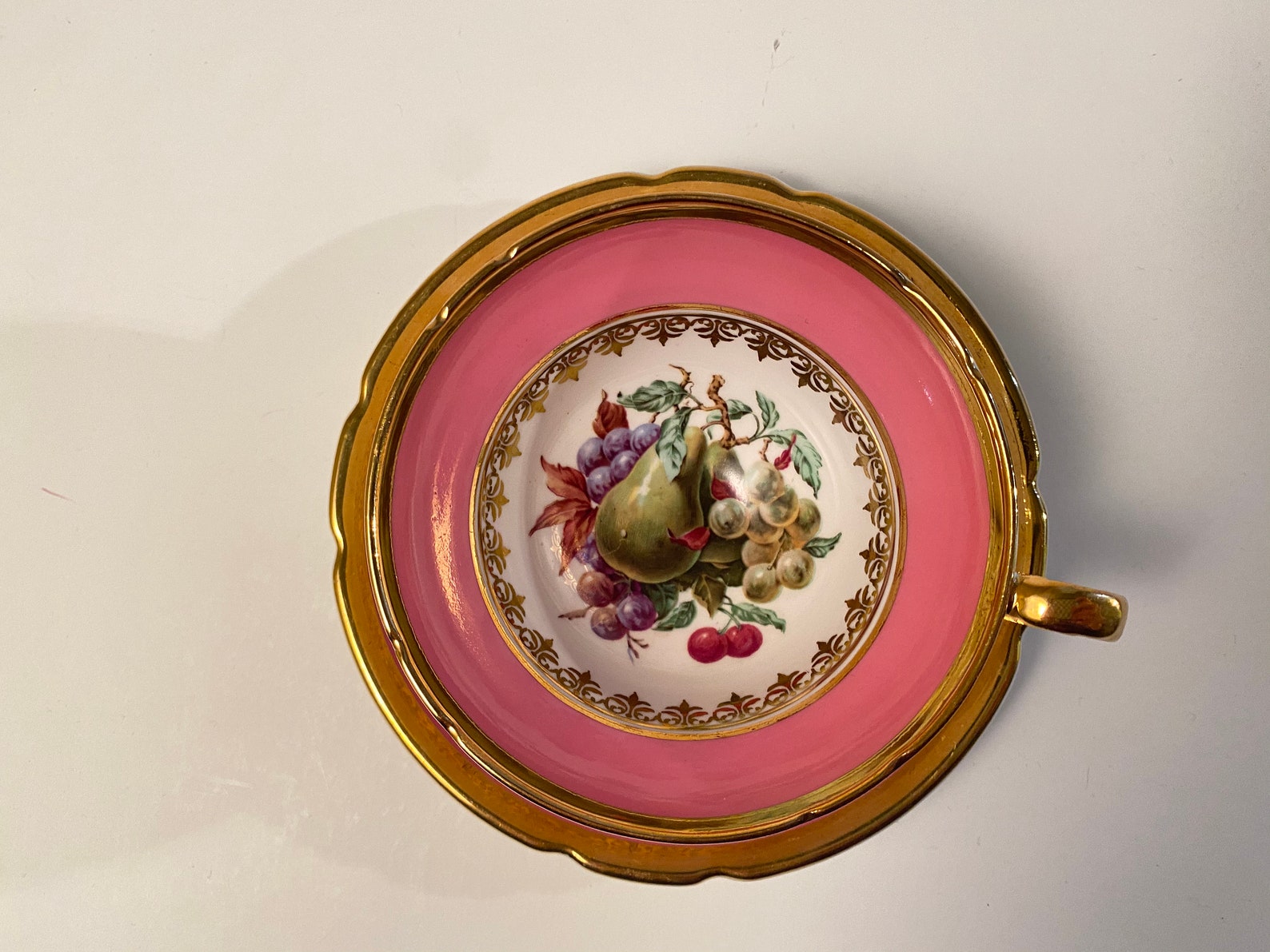 Rare stanley bright pink heavily decorated with gold and etsy
