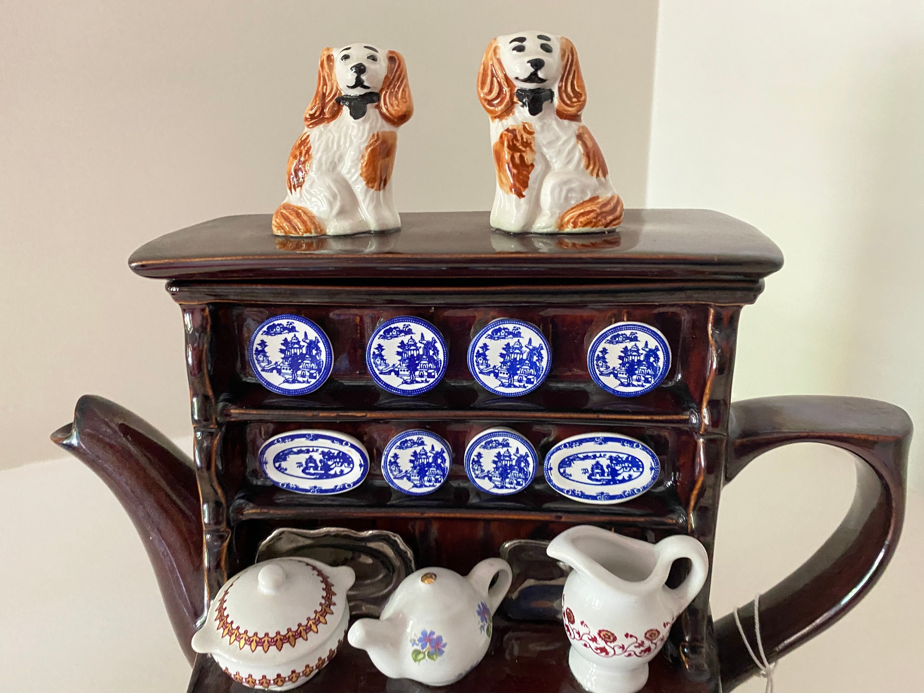 Swineside with Tags Teapottery Collectible TeaPot Welsh Etsy