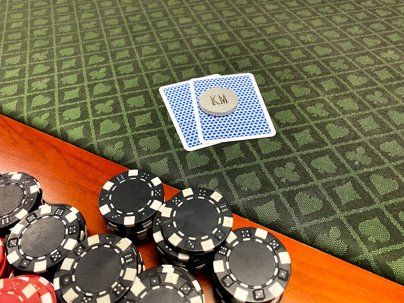 Poker Card Protectorpersonalized Stainless Steel Poker Card Etsy