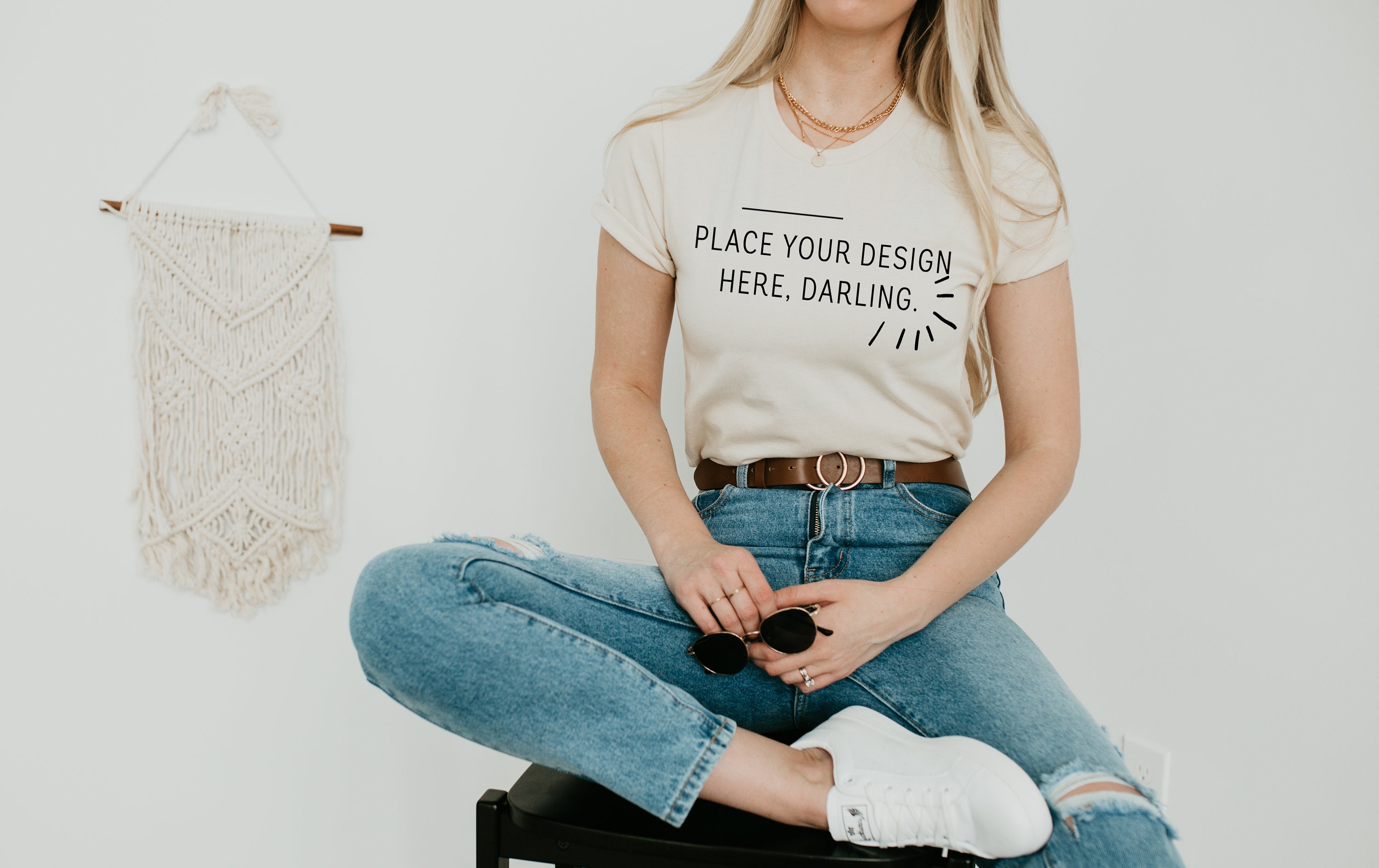 Bella Canvas 3001 Soft Cream T-shirt Mockup Bella Canvas 3001 | Etsy