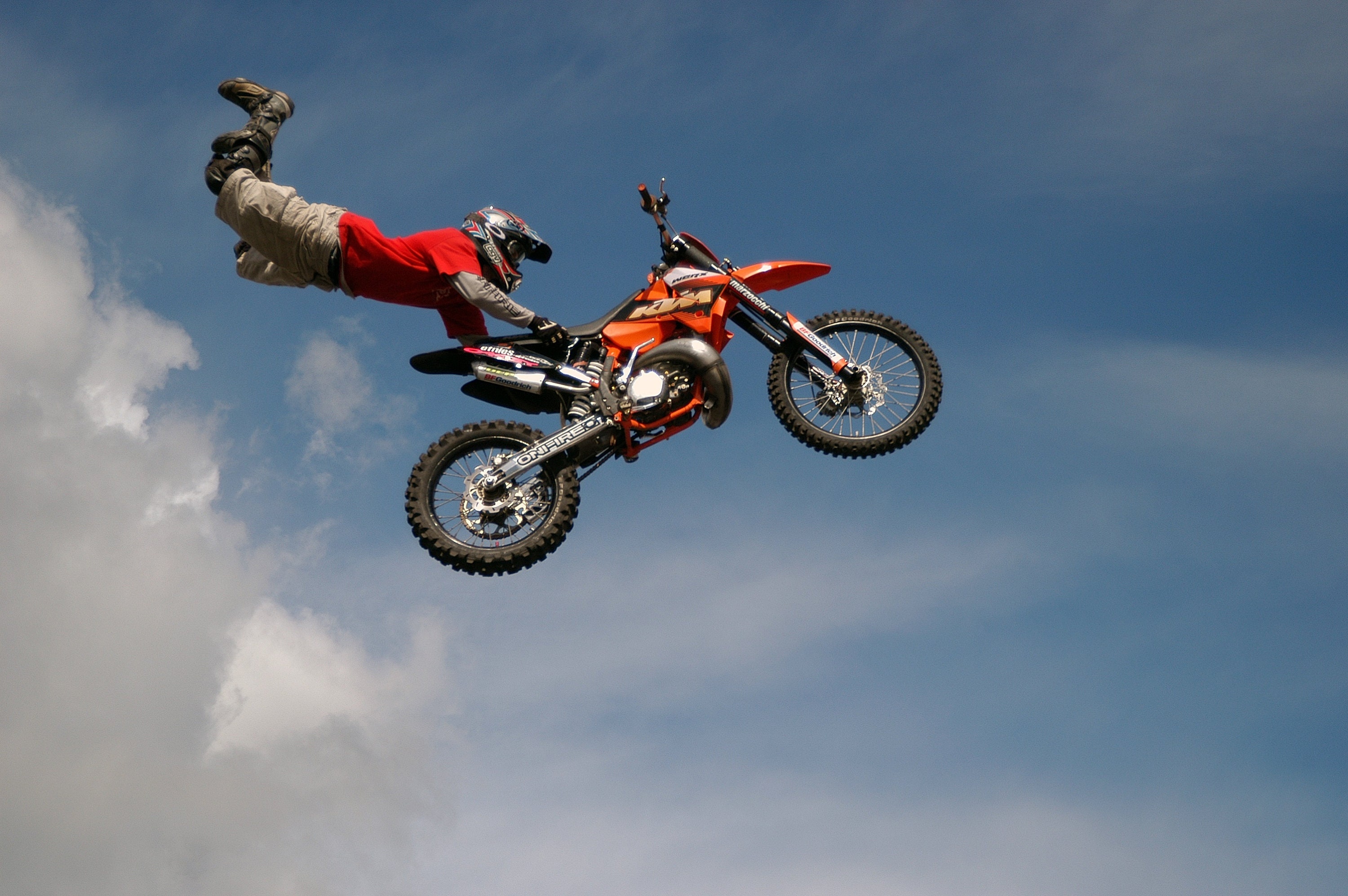 Mid Air Dirt Bike Image Etsy