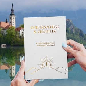 Diario della gratitudine cristiana femminile: diario di preghiera in pelle vegana con suggerimenti / Preghiera e lode