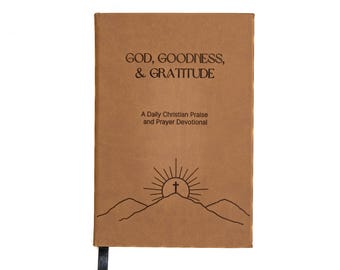 Christian Gratitude Journal Devotional for Praise and Prayer Christian Gift Journal- Prayer Diary-Prayer Journal for Men- Faith Journal