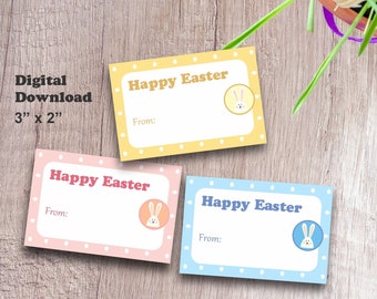 Printable Easter Tags | Easter Gift Tags | Easter Stickers | Easter Labels