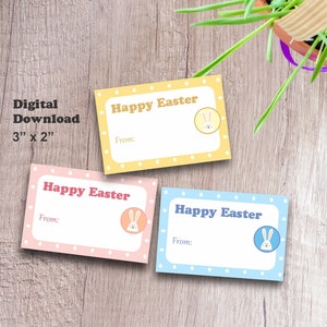 Printable Easter Tags | Easter Gift Tags | Easter Stickers | Easter Labels