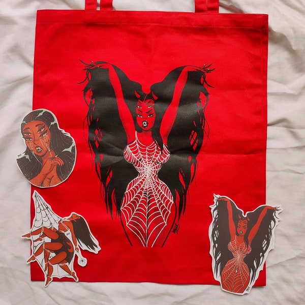 Red spider - Tote bag