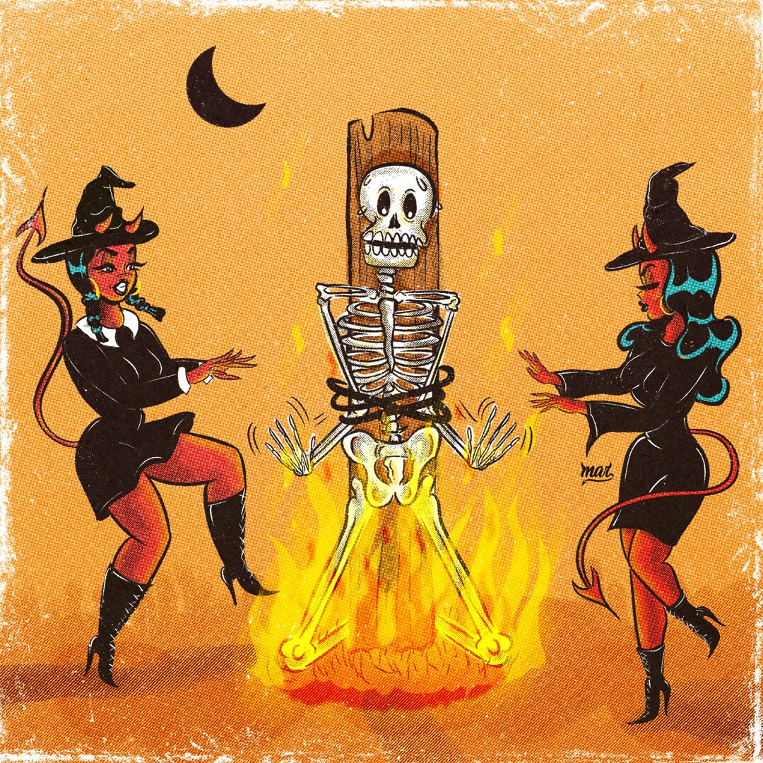Devil Magic - Art Print - Etsy