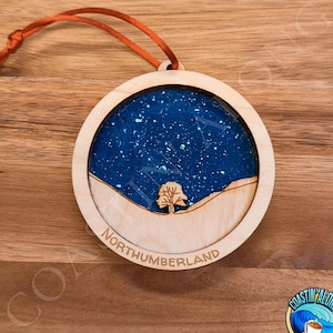Sycamore Gap Wooden Bauble
