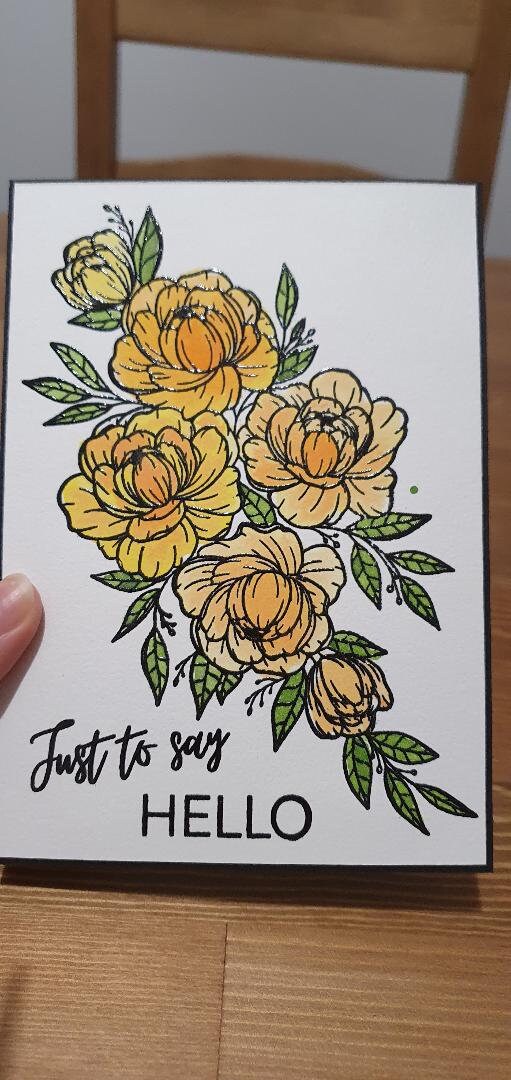 Just to say Hello Greeting Card Etsy