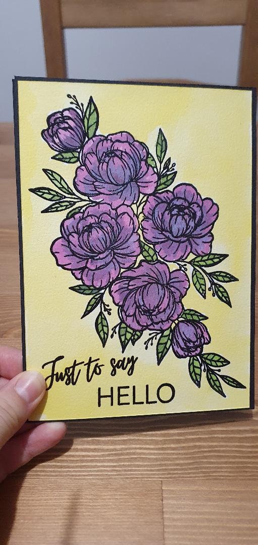 Just to say Hello Greeting Card Etsy