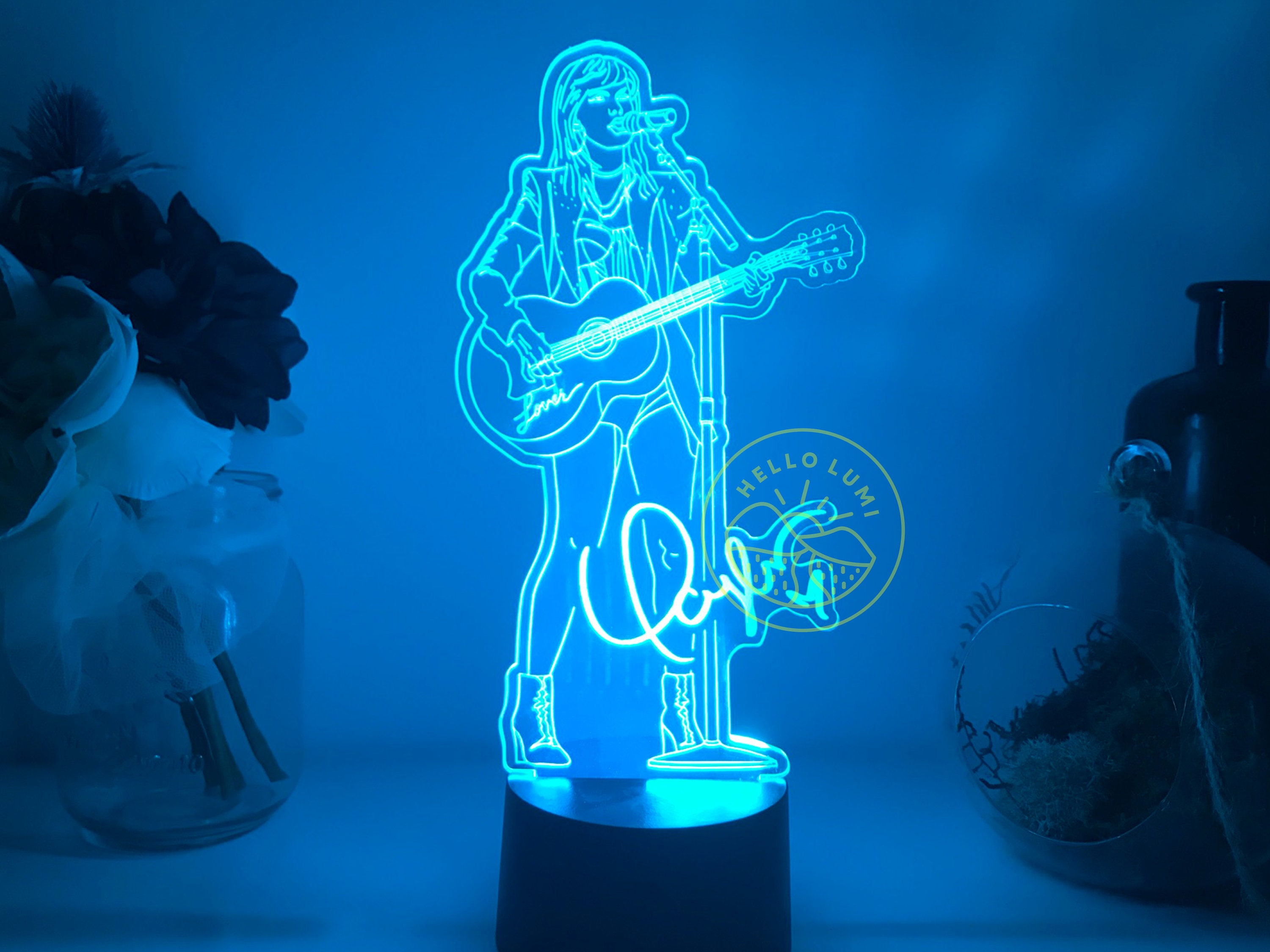 Taylor Swift Music 3D Night Light, Gift for Taylor Swift Fan