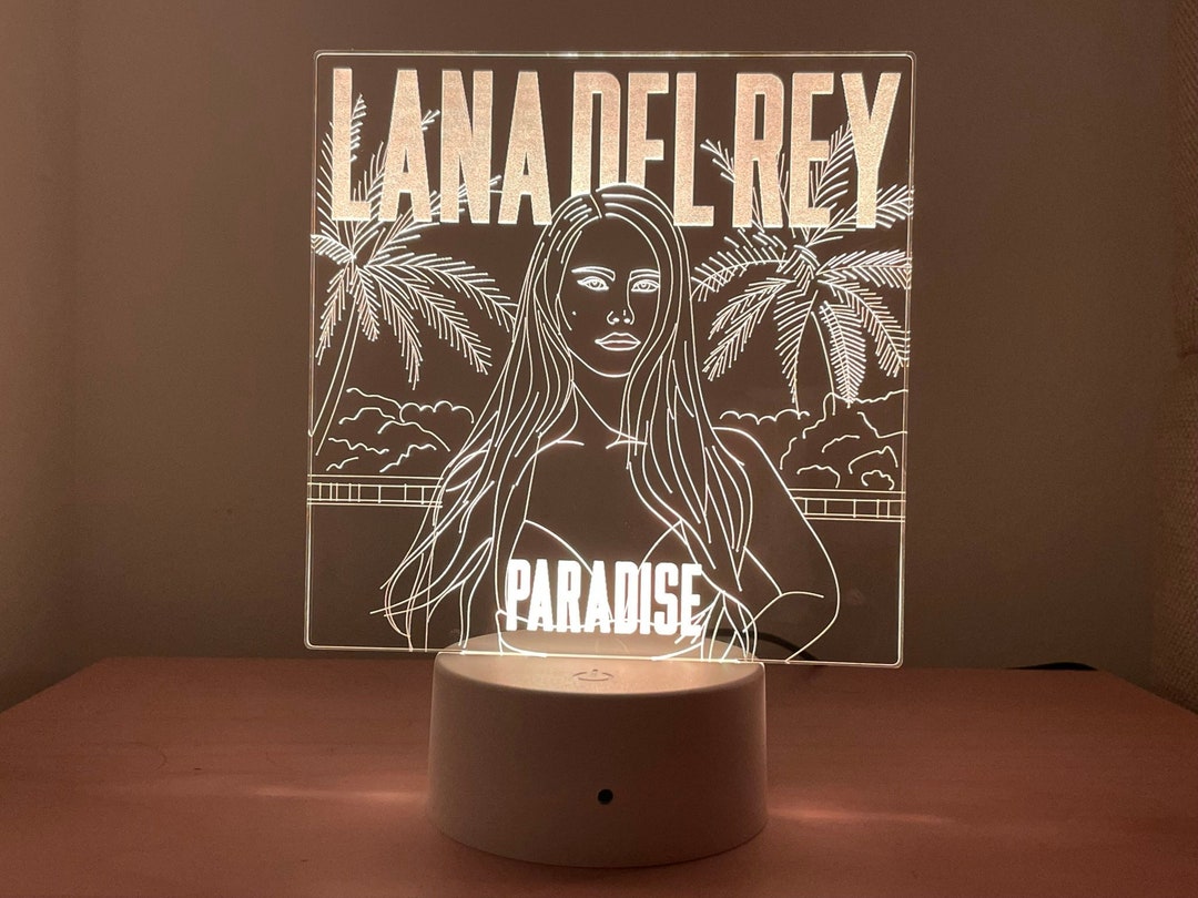 Lana Del Rey Paradise Cover Album LED Night Light