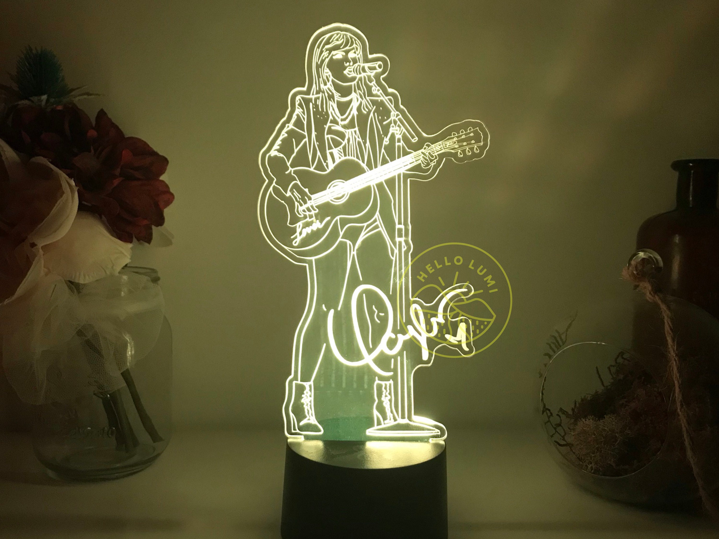 Taylor Swift LED Night Light Etsy