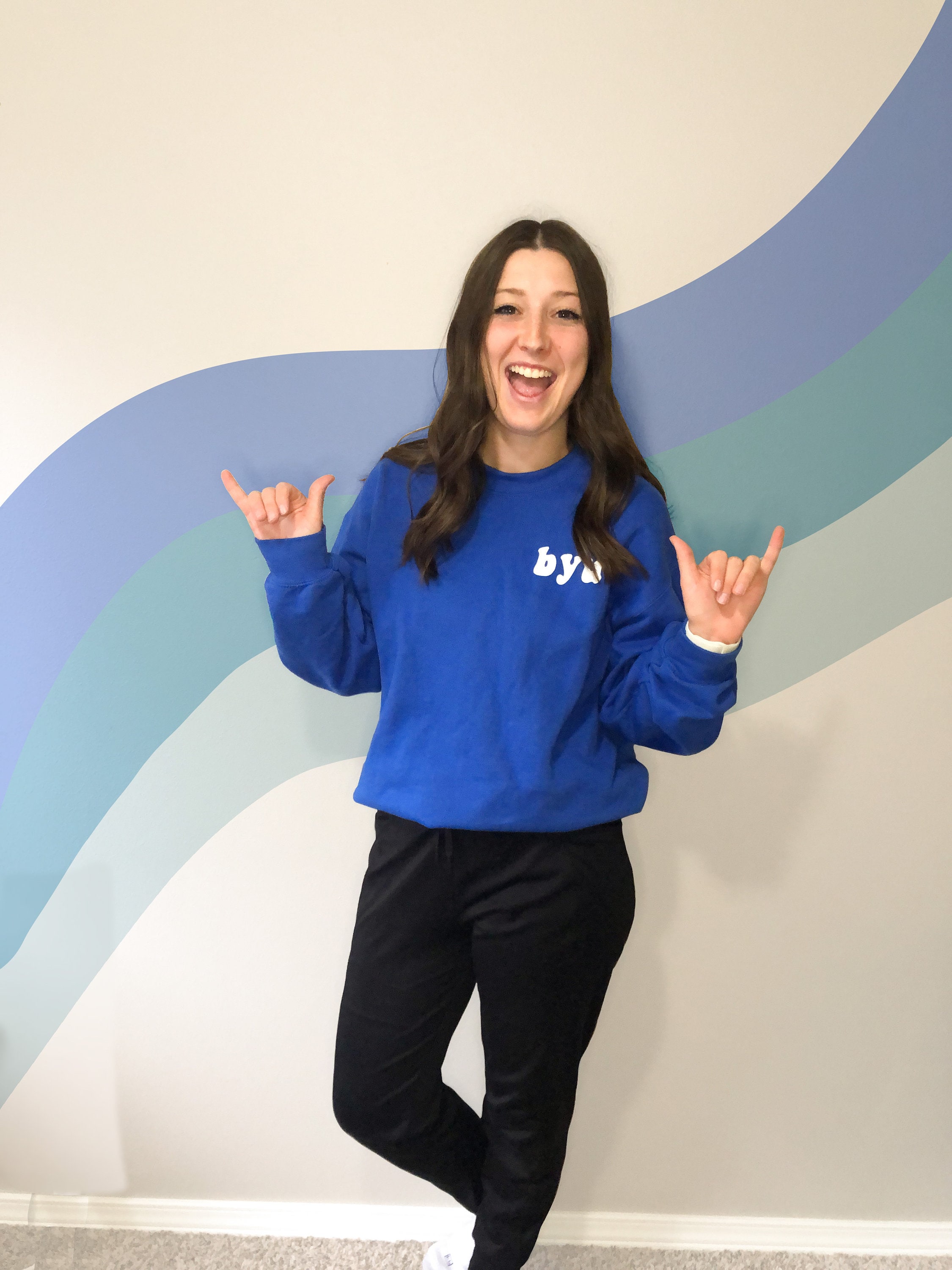 Byu Crewneck Byu Apparel Byu Groovy Fight Song Sweatshirt Etsy Byu Crewneck Byu Apparel Byu Groovy Fight Song Sweatshirt Etsy