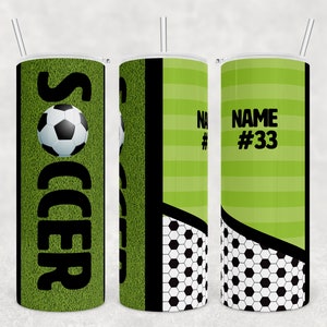 Tumbler de sublimation, tumbler de football, conception maigre de tumbler de 20 oz, cadeau d’anniversaire pour le fils, cadeaux de Pâques pour l’adolescence, cadeau d’appréciation d’entraîneur