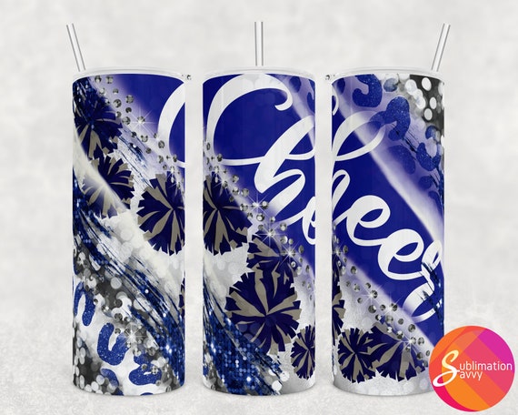 Cheer mom sublimation tumbler, tumbler wrap for teen, 20 oz design, Christmas tumbler for her, digital download for woman, sublimation 20