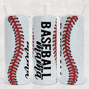 Tumbler de sublimation de maman de baseball, conception de gobelet, graphiques de sublimation, cadeau d’appréciation pour manager, gobelet pour femmes, cadeau de bénévole