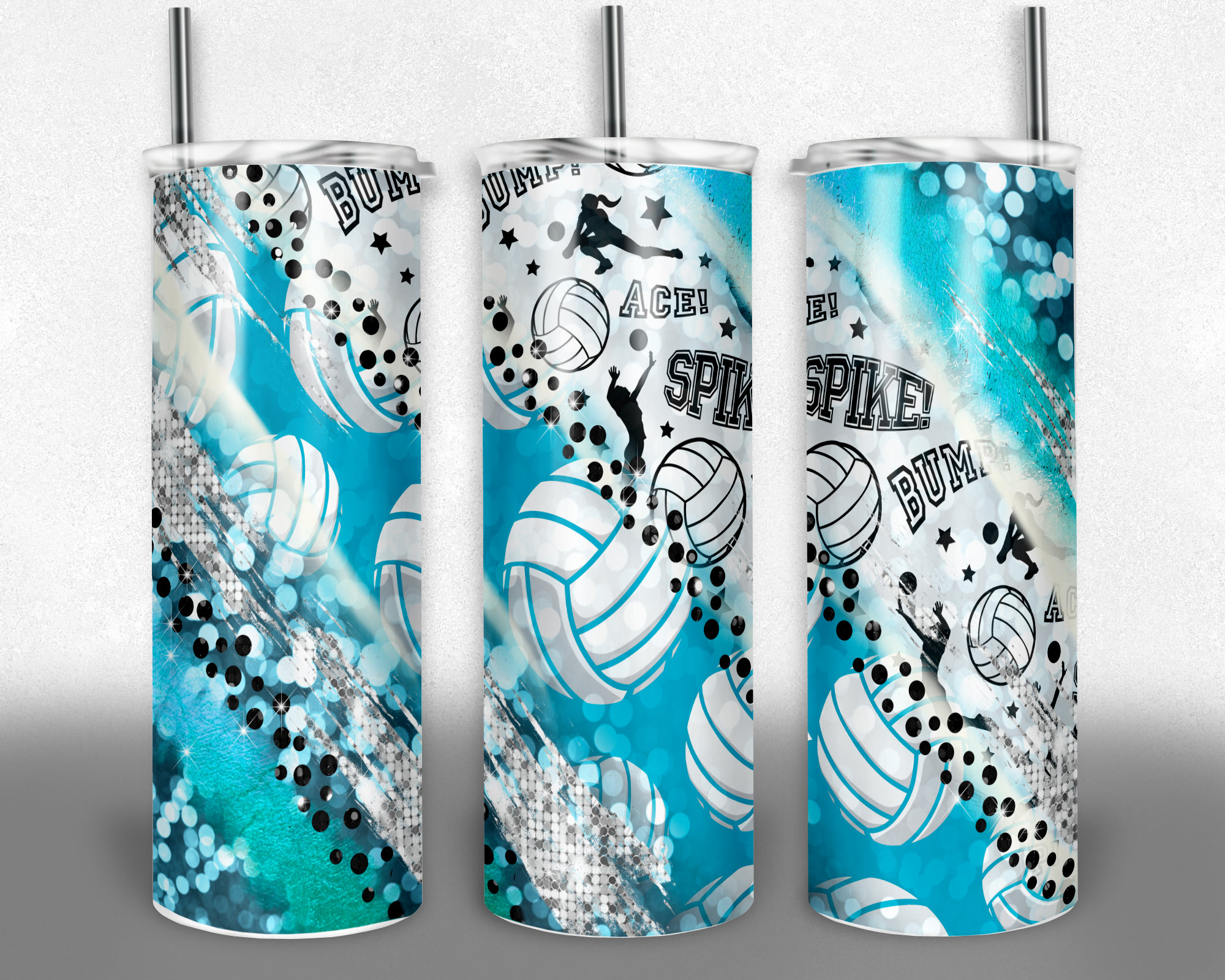 Volleyball Tumbler Design Sublimation Tumbler for Girl Etsy