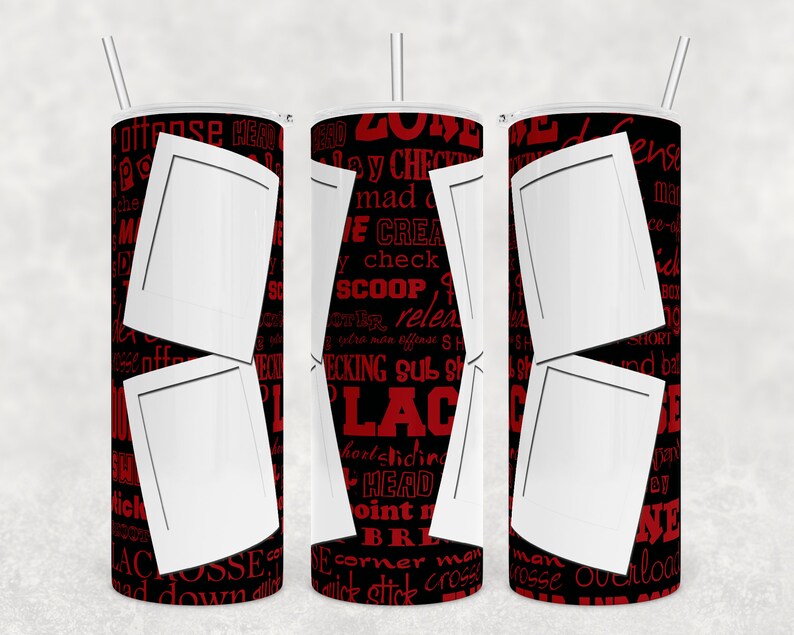 lacrosse tumbler lacrosse mom gift picture tumbler design 20 oz skinny sublimation design birthday gift for her customizable gift idea