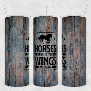envoltura del vaso del caballo occidental, diseños del vaso de la sublimación, vaso de madera del granero, regalo del día de las madres para el amante del caballo, regalo de cumpleaños para la niña adolescente