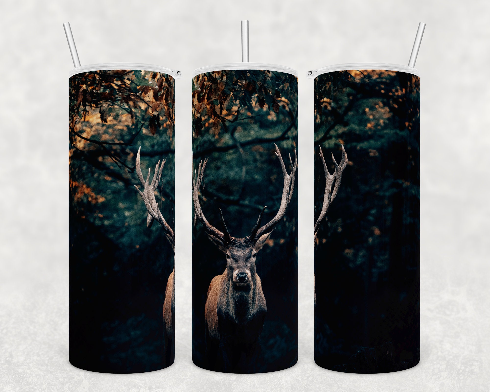 Hunting Sublimation Tumbler Download, Deer Tumbler Wrap, 20 Oz Skinny ...