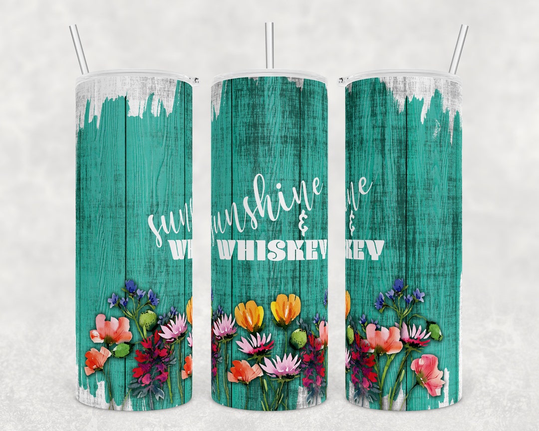 Country Sublimation Tumbler Designs, 20 Oz Skinny Tumbler Wrap Design