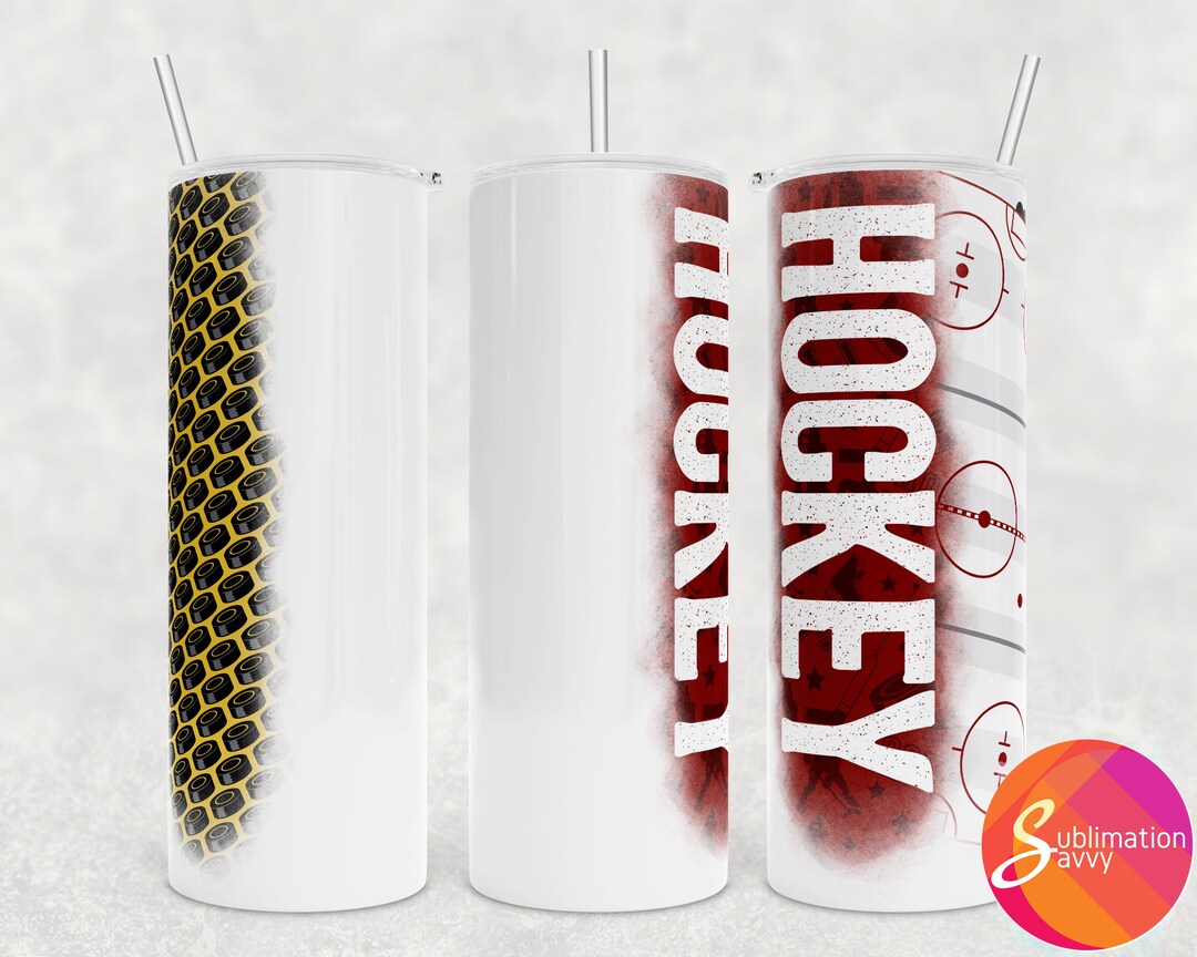 Hockey Tumbler Sublimation, 20 Oz Sublimation Tumbler Wrap, Mens