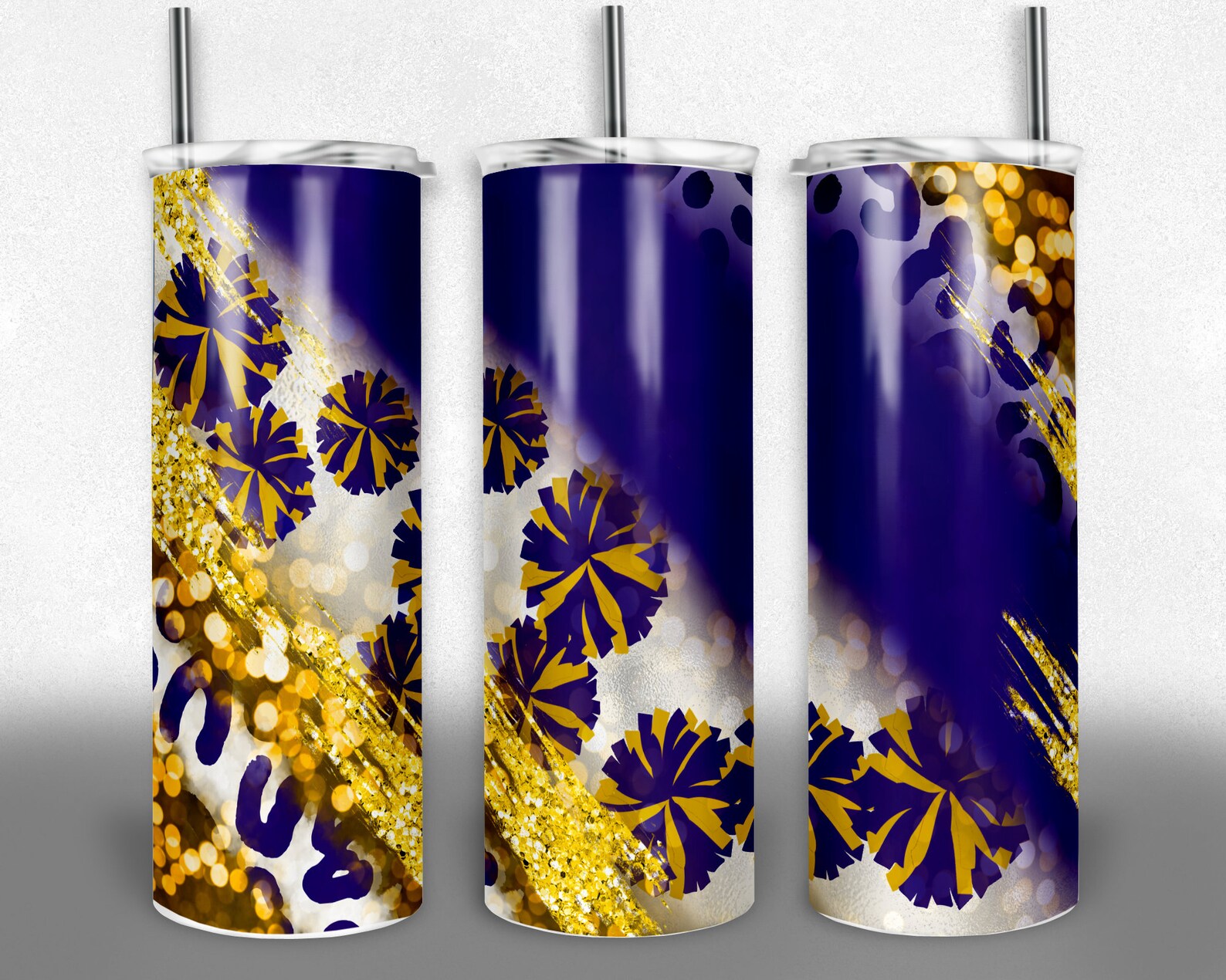 Cheer Sublimation Tumbler Cheerleader Tumbler Wrap 20 Oz Etsy